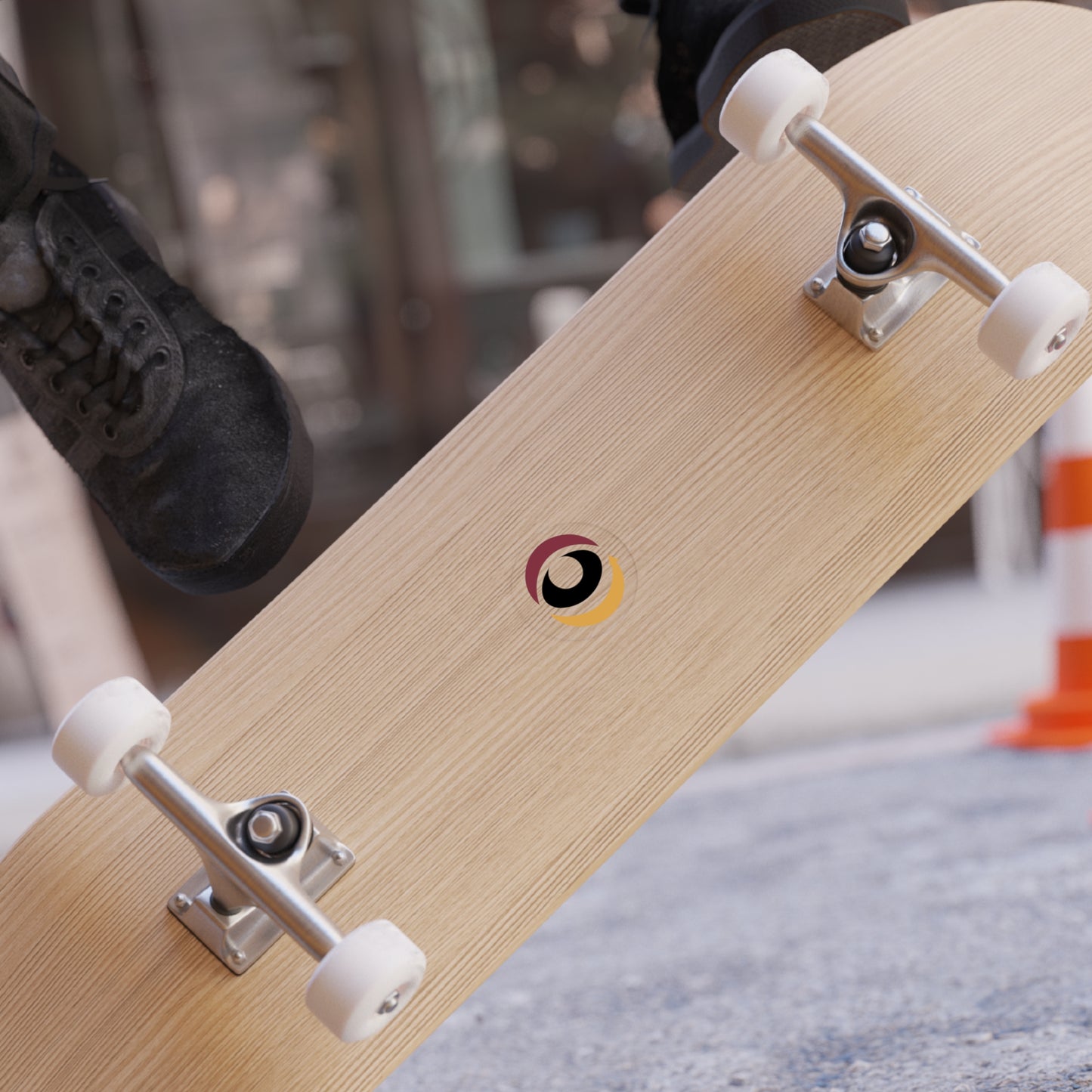 Red eYe Clique (REC) Transparent Outdoor Stickers, Round, 1pcs