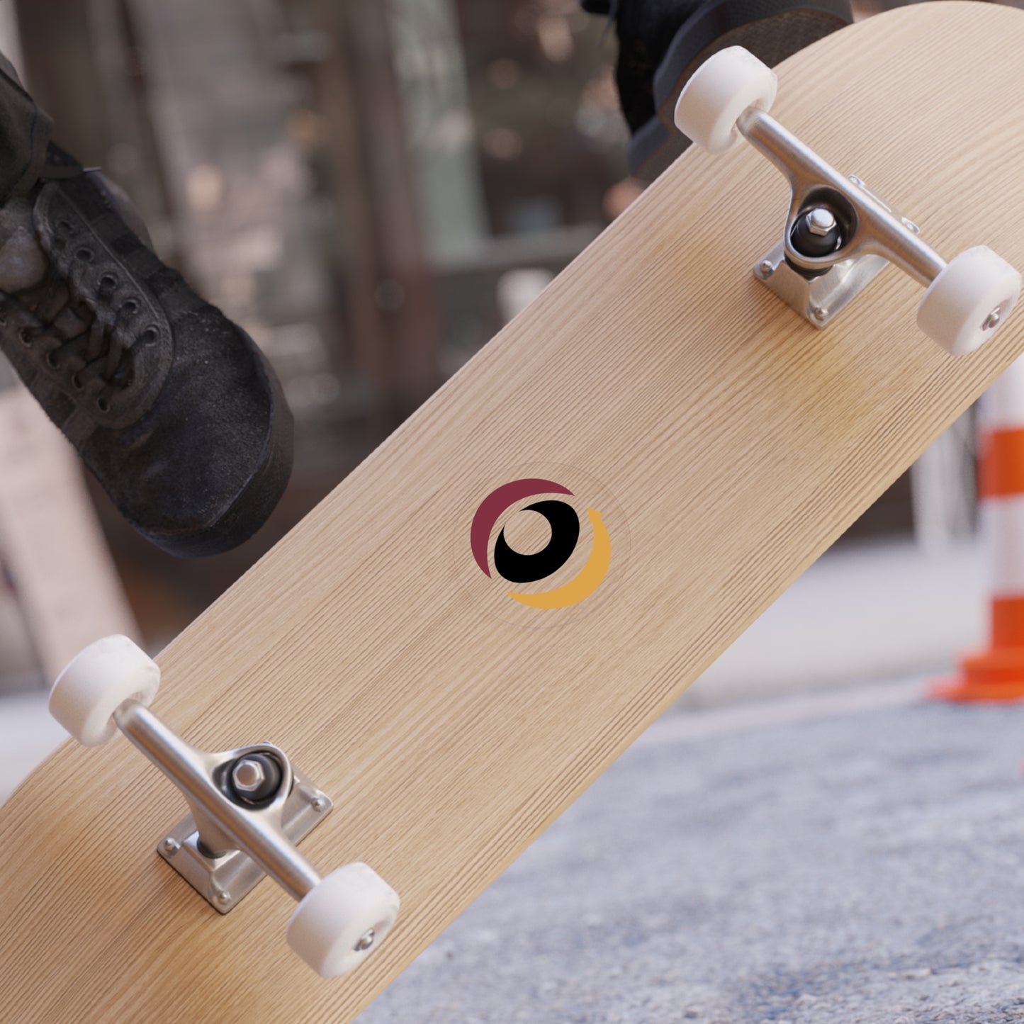 Red eYe Clique (REC) Transparent Outdoor Stickers, Round, 1pcs