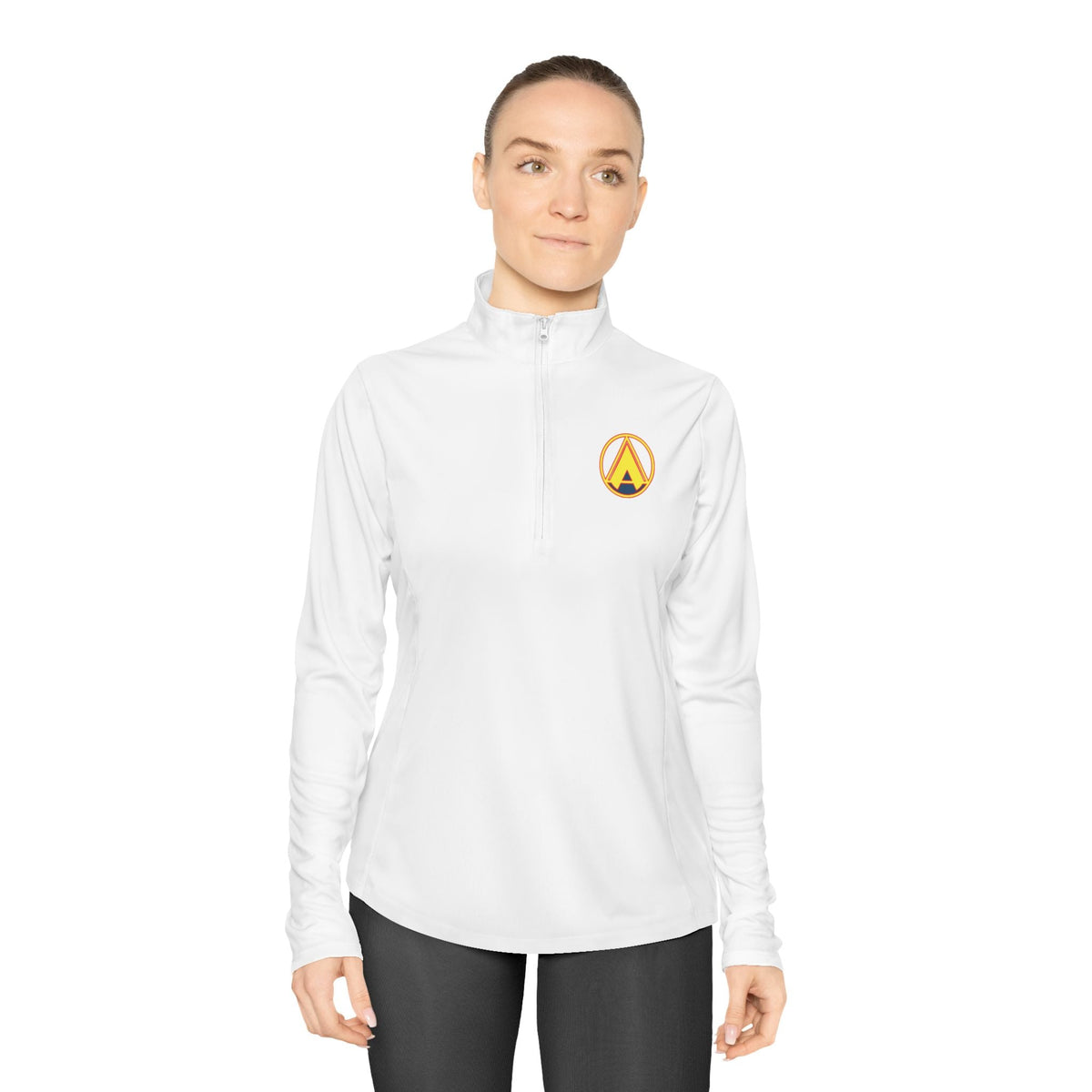 Apex Achievers Ladies Quarter-Zip Pullover - Red eYe Clique HQ