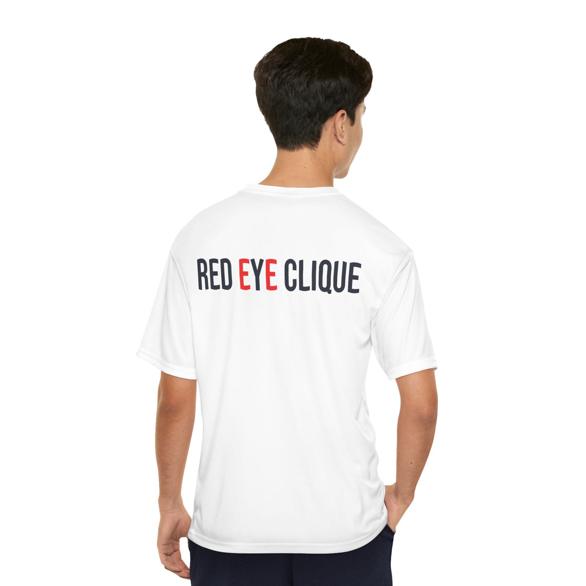 REC Men's Performance Tee | Train in Your Red Zone - Red eYe Clique HQ