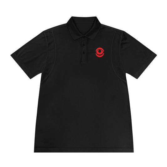 Moisture-Wicking Men's Sport Polo Tee - Red eYe Clique HQ