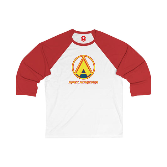"Apex Achiever" 3\4 Sleeve Baseball Tee - Red eYe Clique HQ