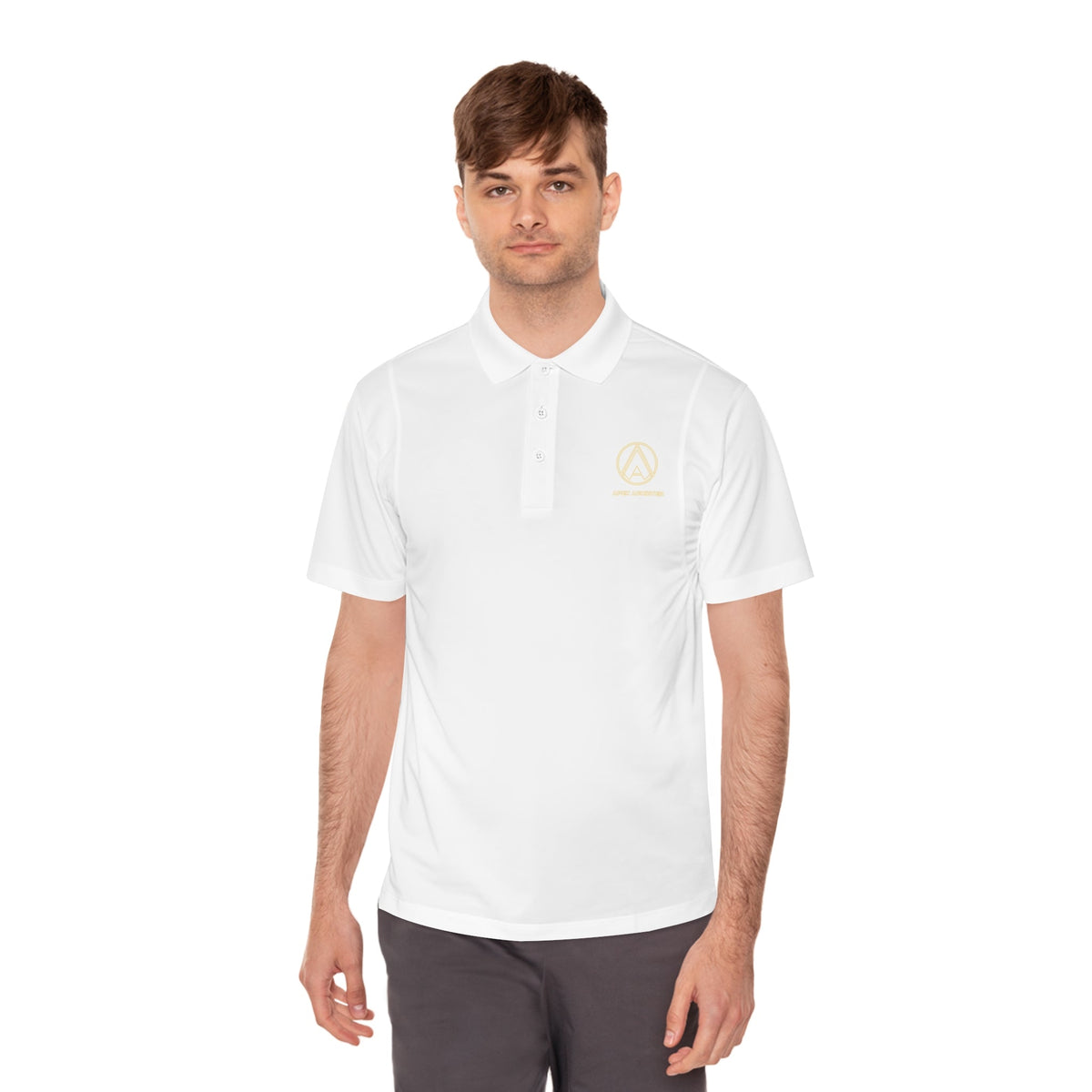 Apex Achievers Men’s Sport Polo Shirt - Red eYe Clique HQ