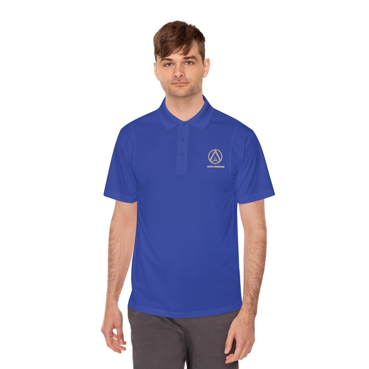 Apex Achievers Men’s Sport Polo Shirt - Red eYe Clique HQ
