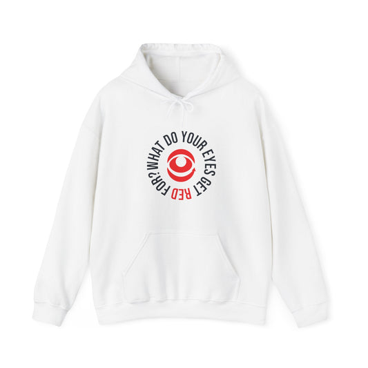 "Conundrum" Heavy Blend Hoodie - Red eYe Clique HQ