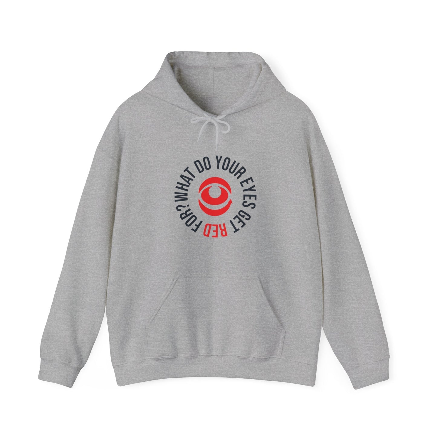 "Conundrum" Heavy Blend Hoodie - Red eYe Clique HQ