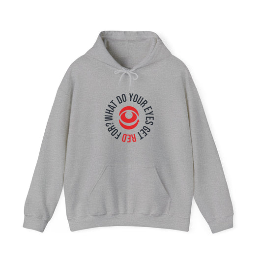 "Conundrum" Heavy Blend Hoodie - Red eYe Clique HQ