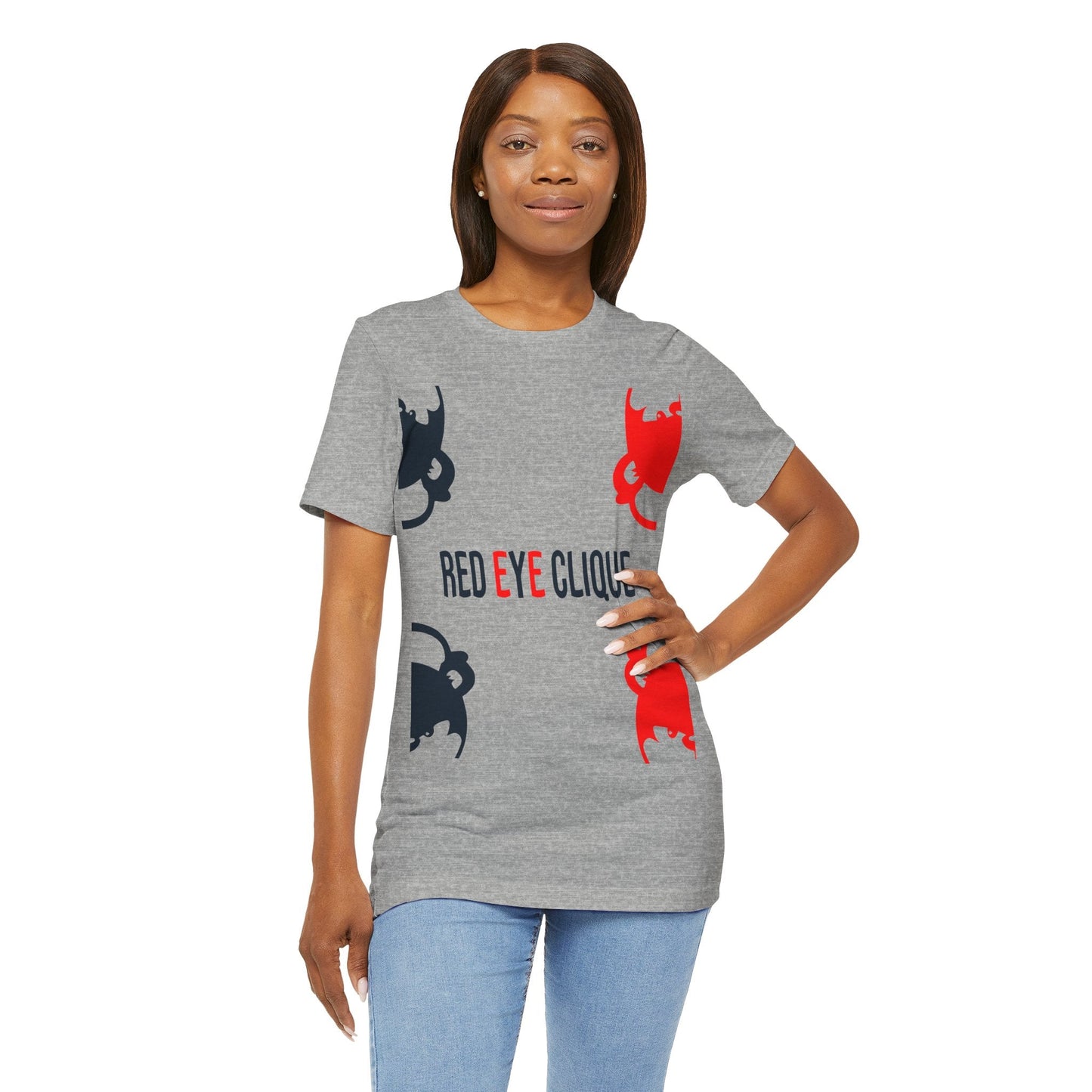 "Double R" Jersey Short Sleeve Tee - Red eYe Clique HQ