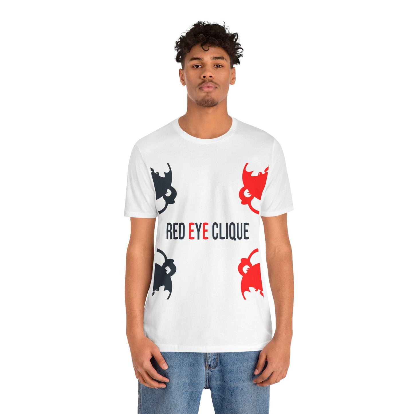 "Double R" Jersey Short Sleeve Tee - Red eYe Clique HQ