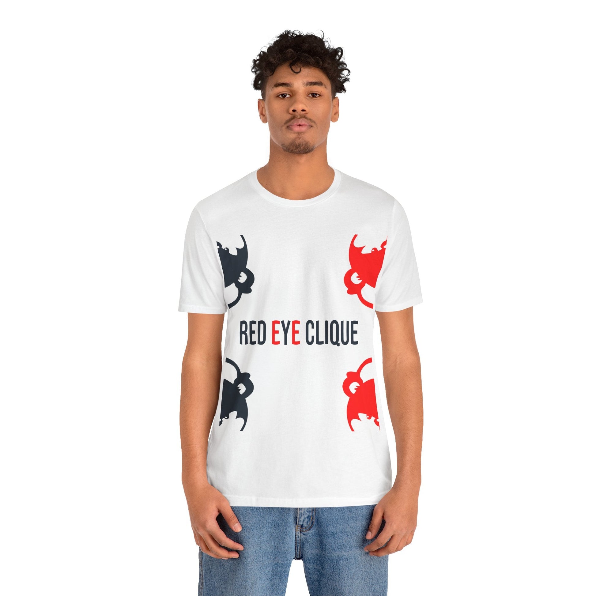 "Double R" Jersey Short Sleeve Tee - Red eYe Clique HQ