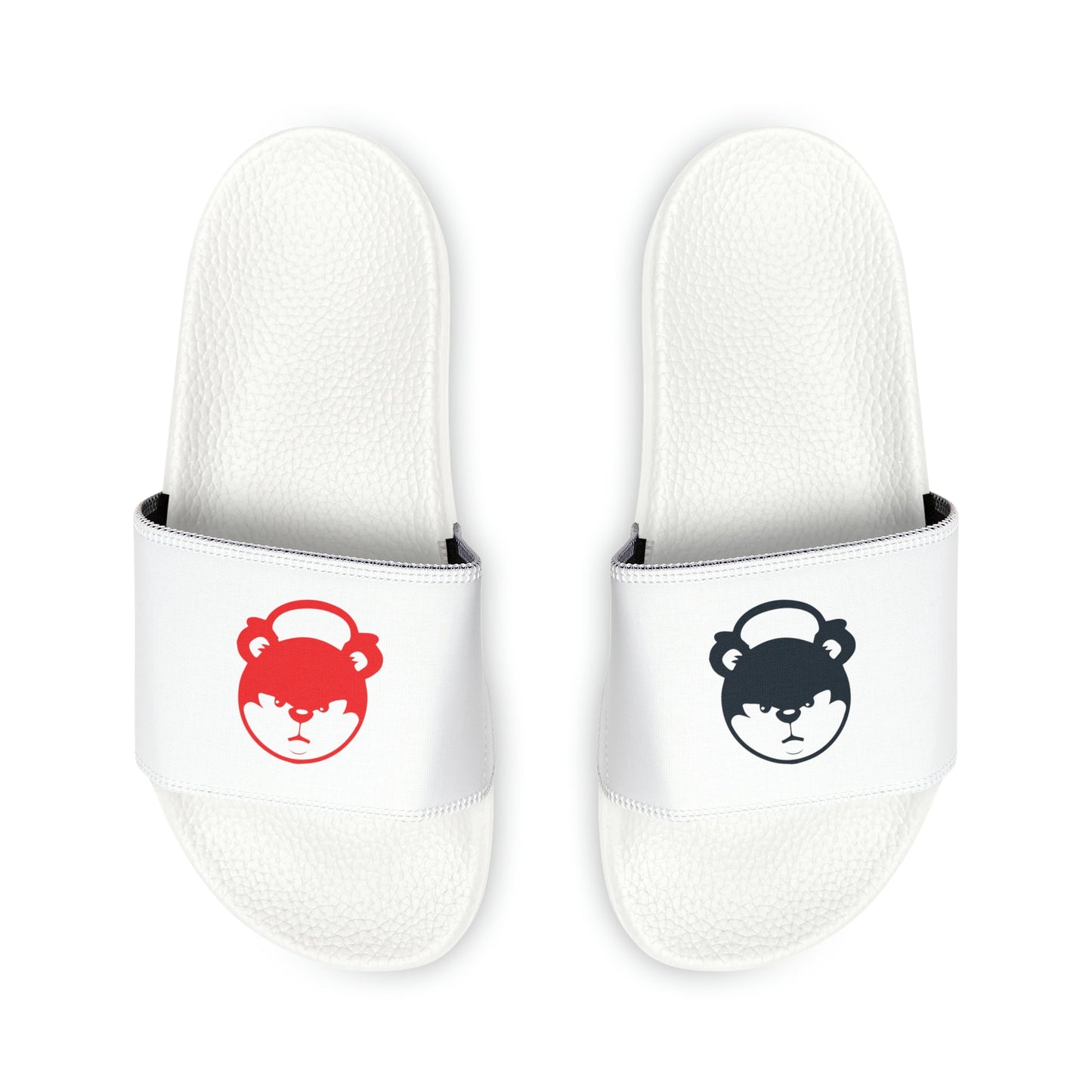 "Double R" Men's PU Slide Sandals - Red eYe Clique HQ