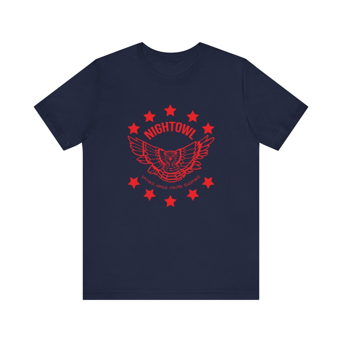 "Eating While You're Sleeping" Jersey Short Sleeve Tee - Red eYe Clique HQ
