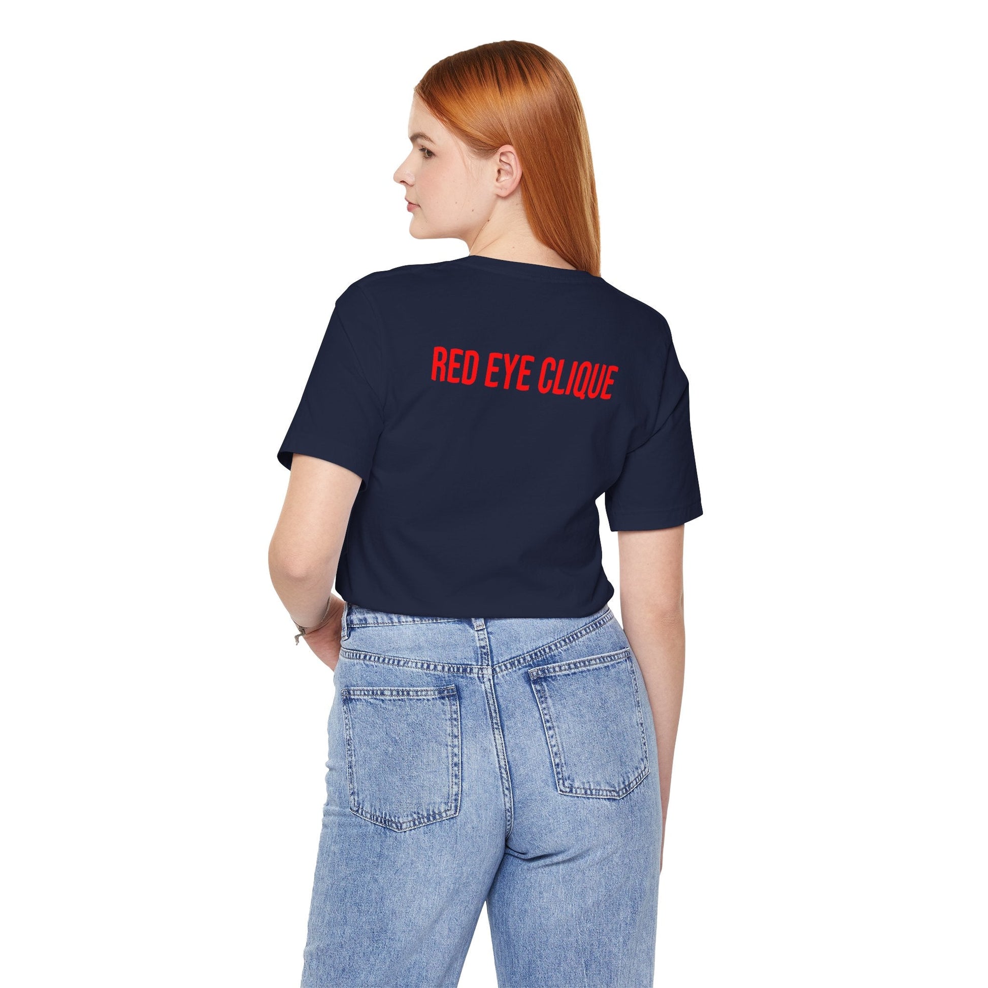 "Eating While You're Sleeping" Jersey Short Sleeve Tee - Red eYe Clique HQ