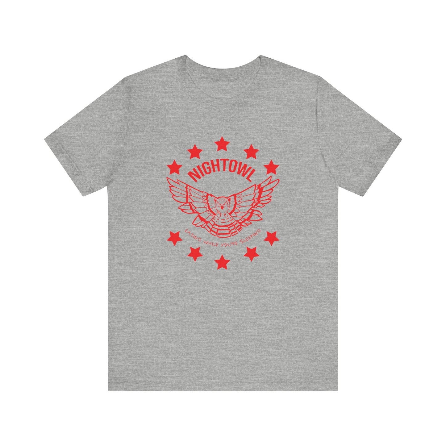 "Eating While You're Sleeping" Jersey Short Sleeve Tee - Red eYe Clique HQ