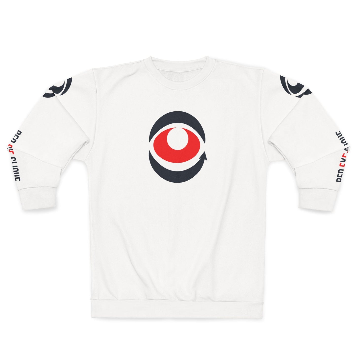 Stylish OPTICS Sweatshirt with All-Over Printing - Red eYe Clique HQ