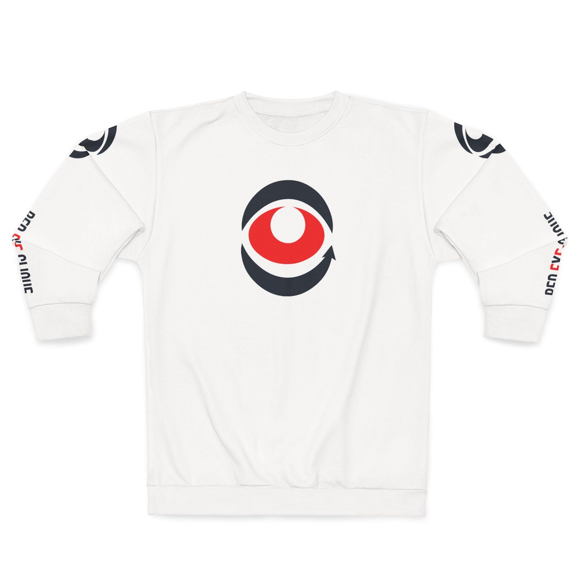 Stylish OPTICS Sweatshirt with All-Over Printing - Red eYe Clique HQ