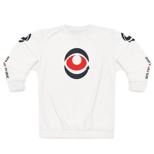 Stylish OPTICS Sweatshirt with All-Over Printing - Red eYe Clique HQ