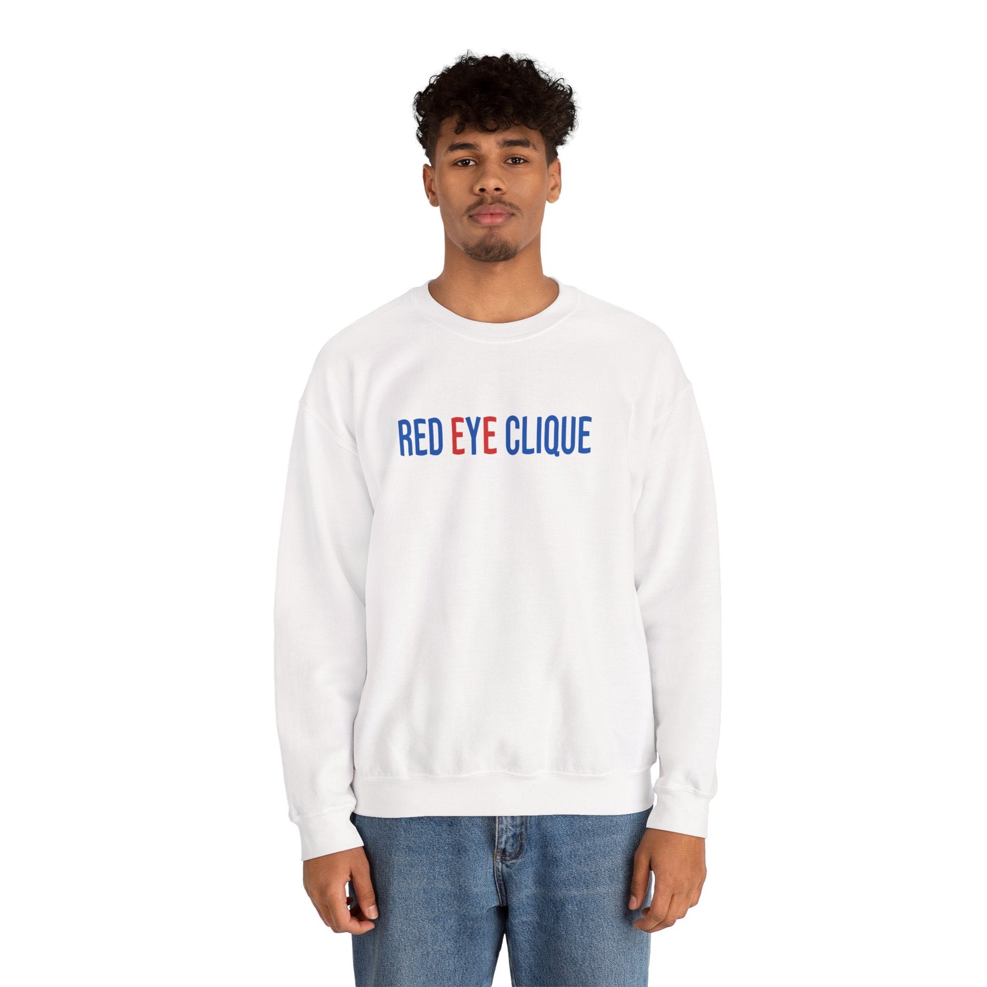 REC Embroidered Heavy Blend™ Crewneck Sweatshirt - Red eYe Clique HQ