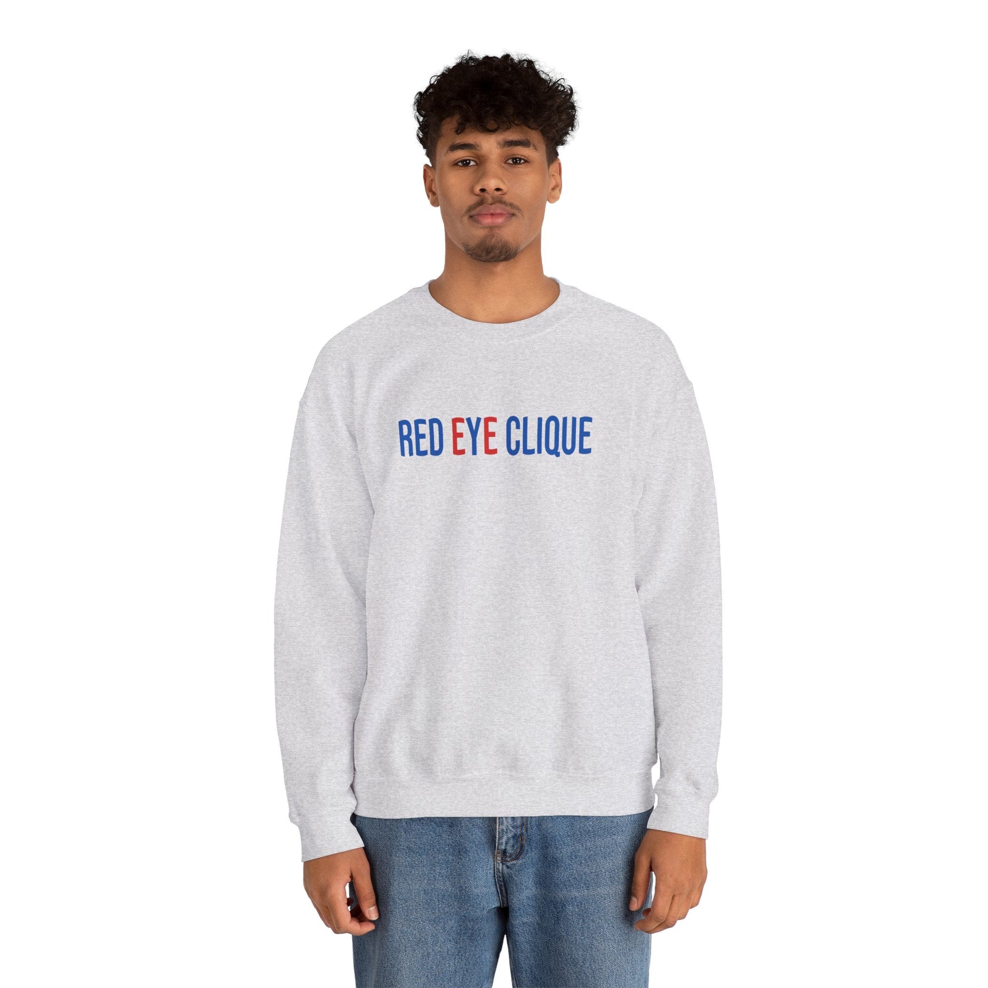 REC Embroidered Heavy Blend™ Crewneck Sweatshirt - Red eYe Clique HQ