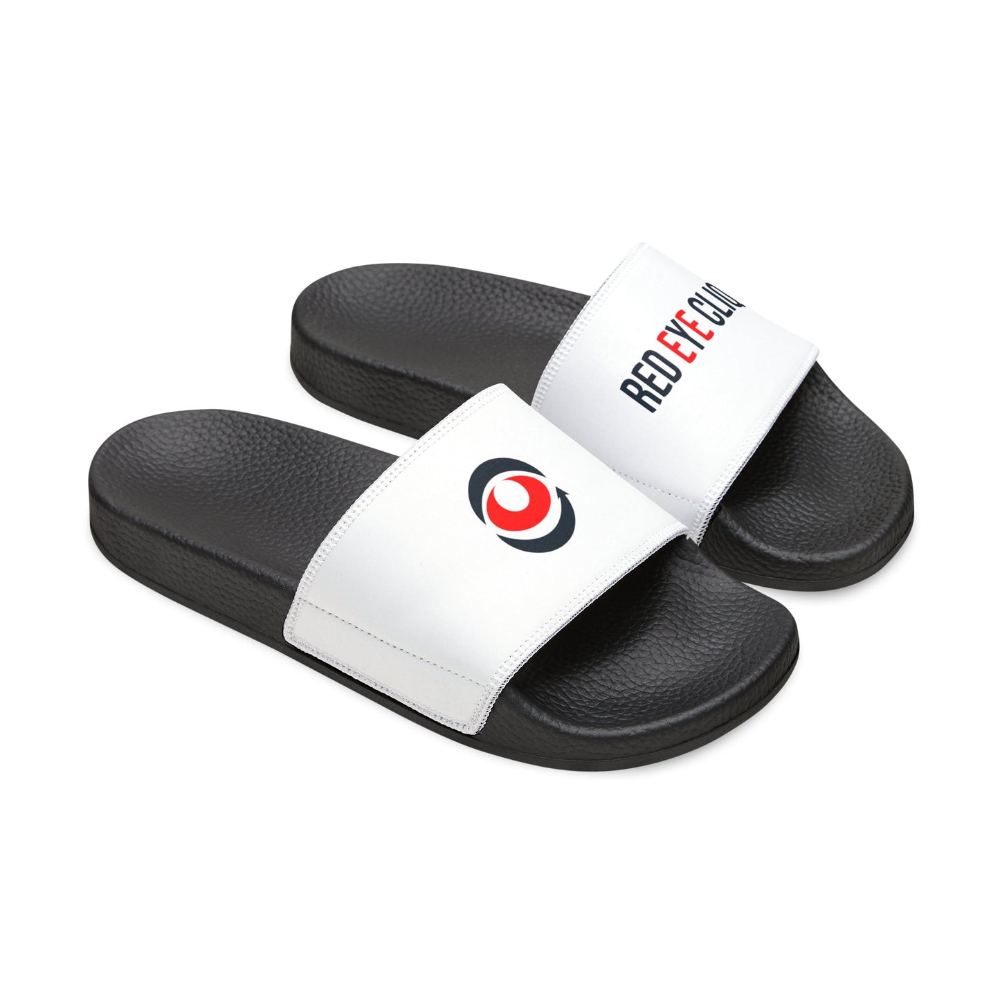 Customizable Men's PU Slide Sandals for Summer - Red eYe Clique HQ