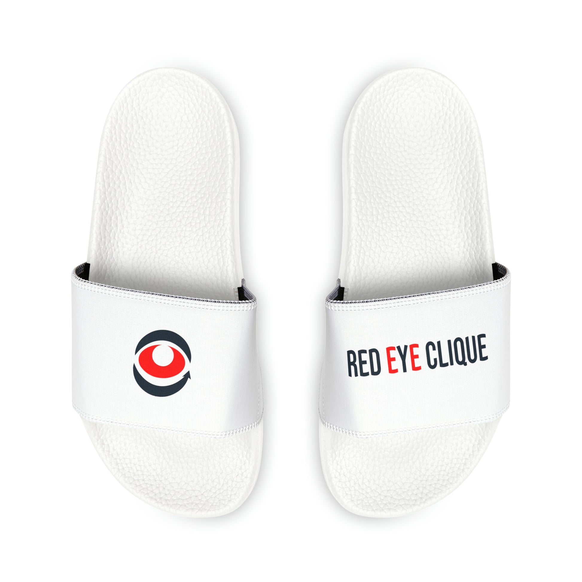 Customizable Men's PU Slide Sandals for Summer - Red eYe Clique HQ