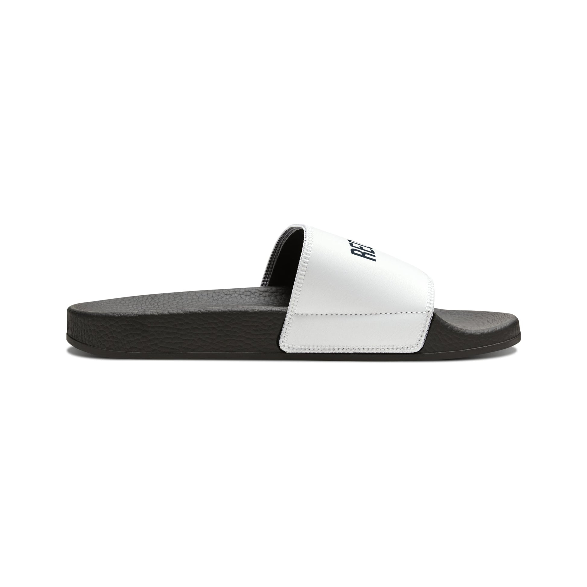 Customizable Men's PU Slide Sandals for Summer - Red eYe Clique HQ