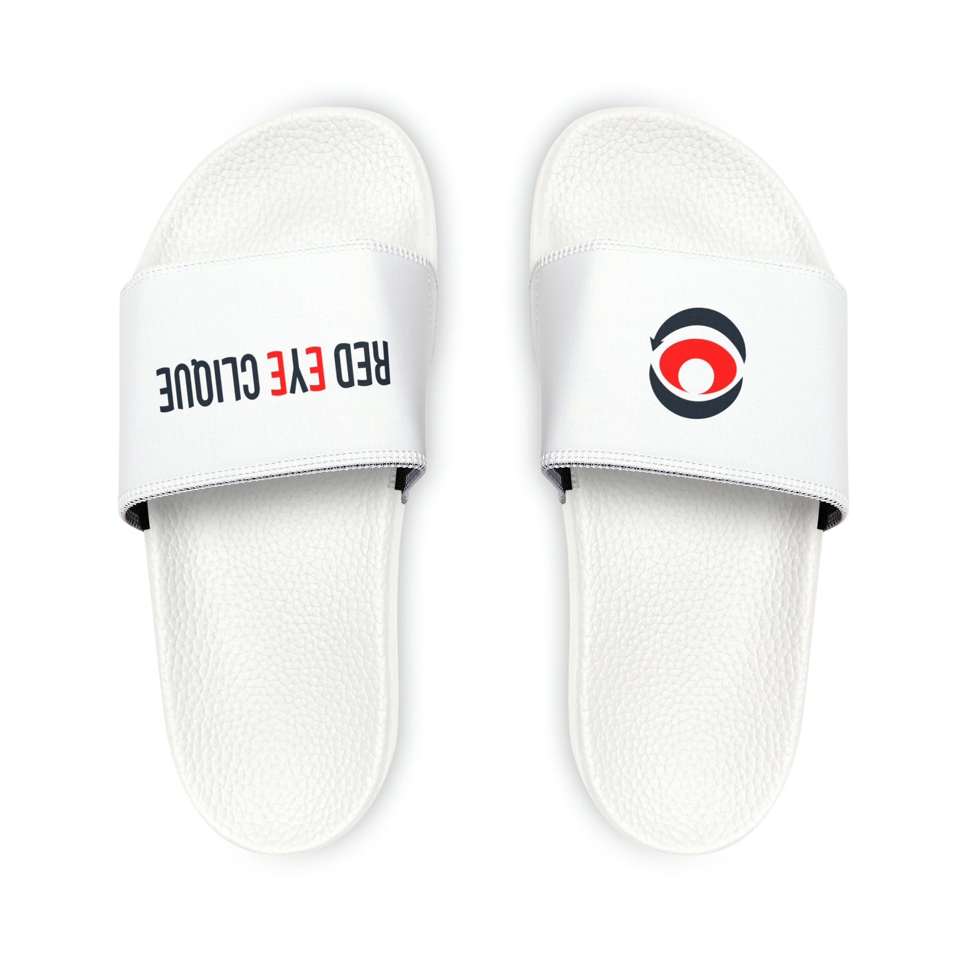 Customizable Men's PU Slide Sandals for Summer - Red eYe Clique HQ