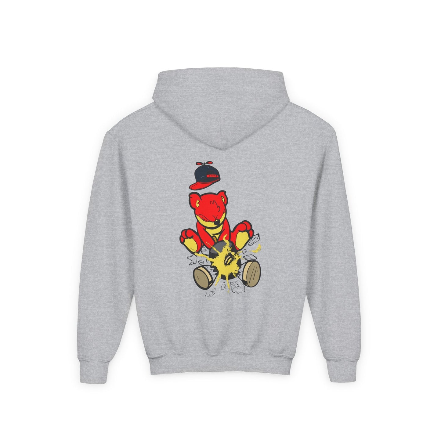 "REC TIME" Youth Heavy Blend Hooded Sweatshirt - Red eYe Clique HQ