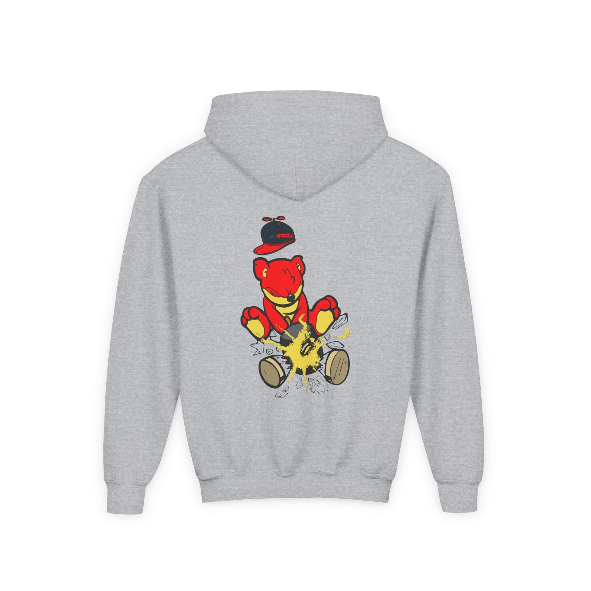 "REC TIME" Youth Heavy Blend Hooded Sweatshirt - Red eYe Clique HQ