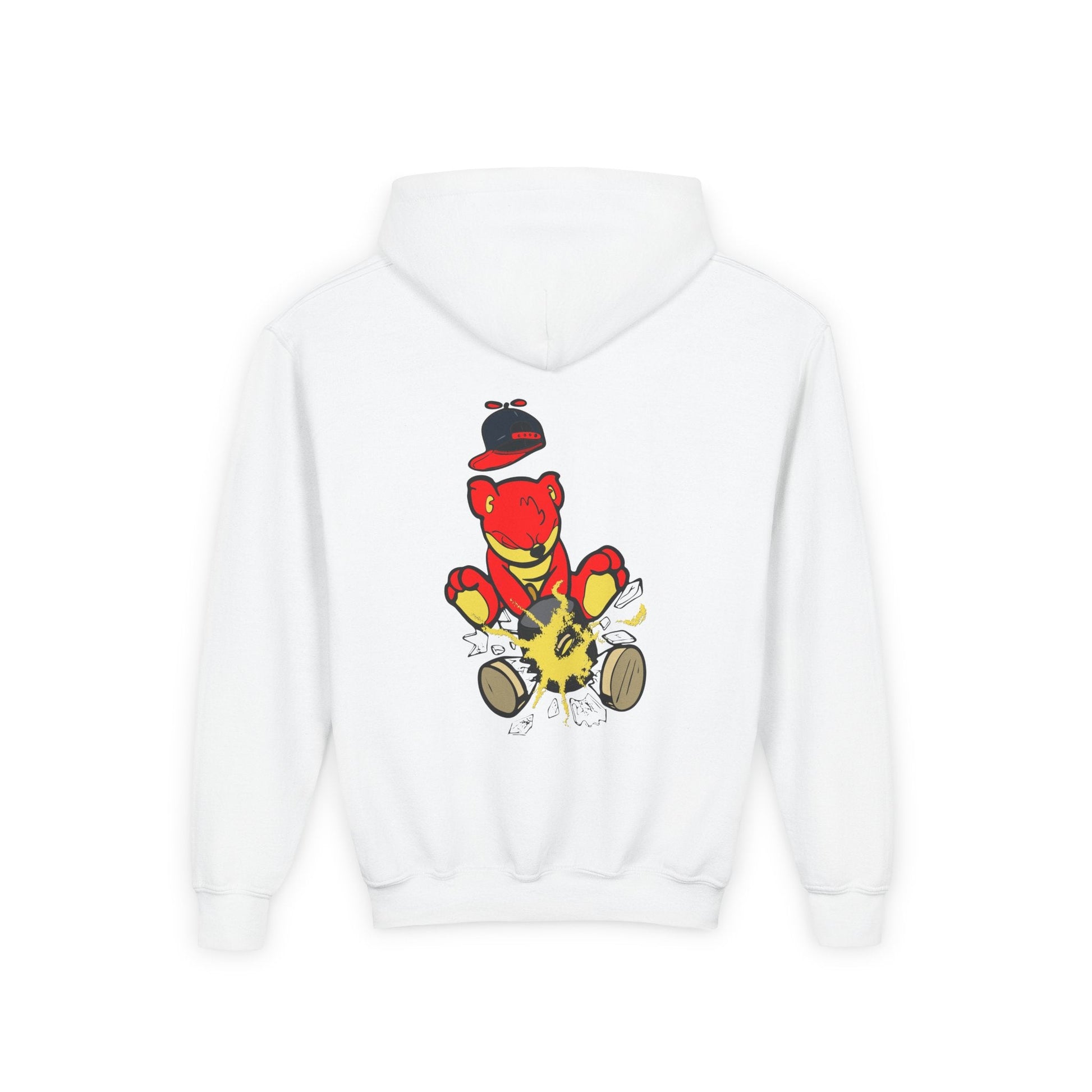 "REC TIME" Youth Heavy Blend Hooded Sweatshirt - Red eYe Clique HQ