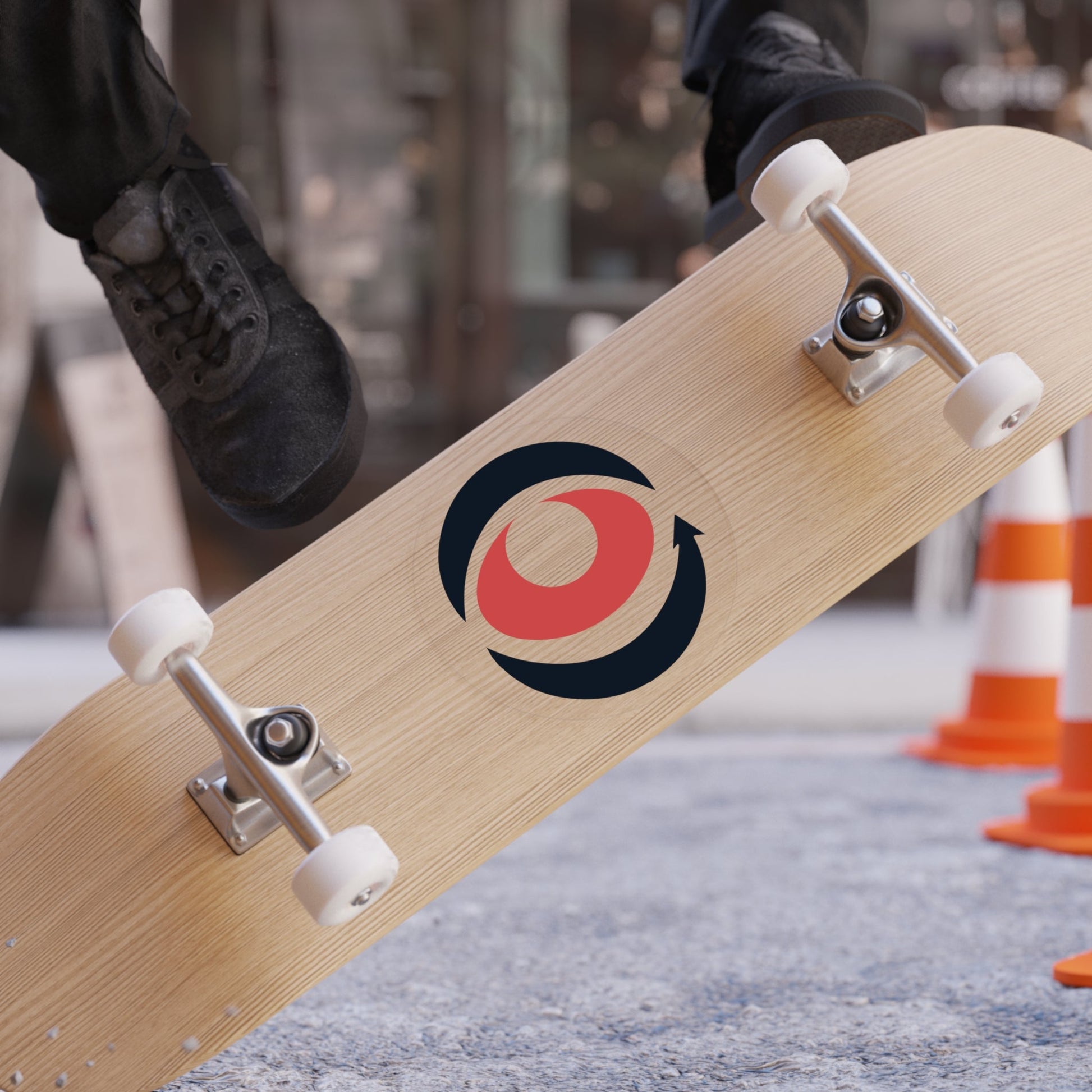 Red eYe Clique (REC) Official Transparent Outdoor Stickers, Round, 1pcs - Red eYe Clique HQ