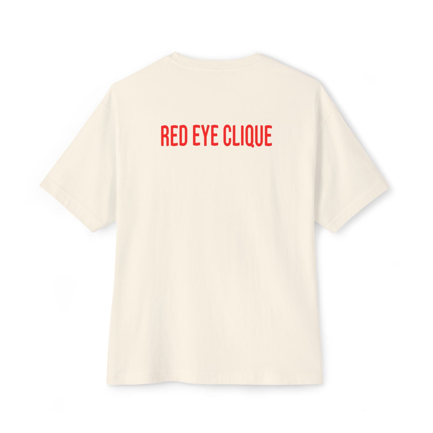 "RED eYe ELITE" Women's Oversized Boxy Tee - Red eYe Clique HQ