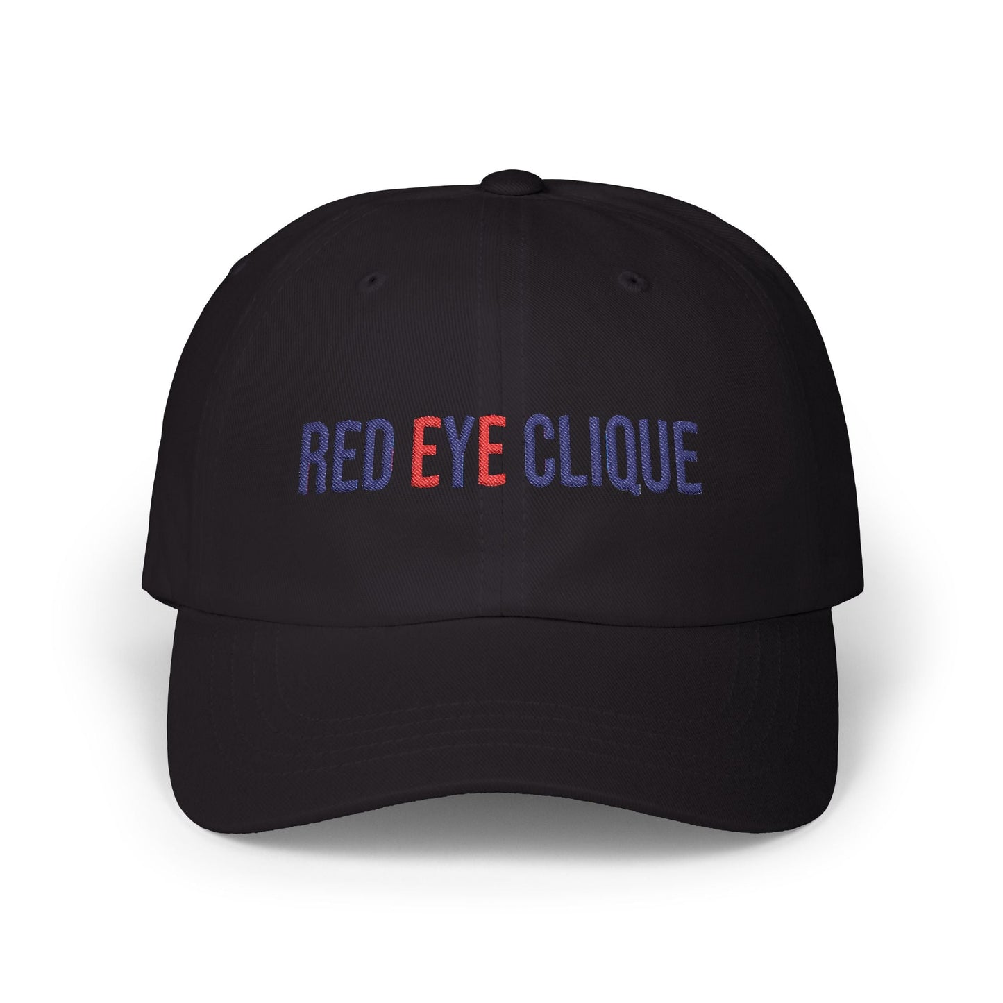 Classic Red Eye Embroidered Cotton Cap - Red eYe Clique HQ - Hats -