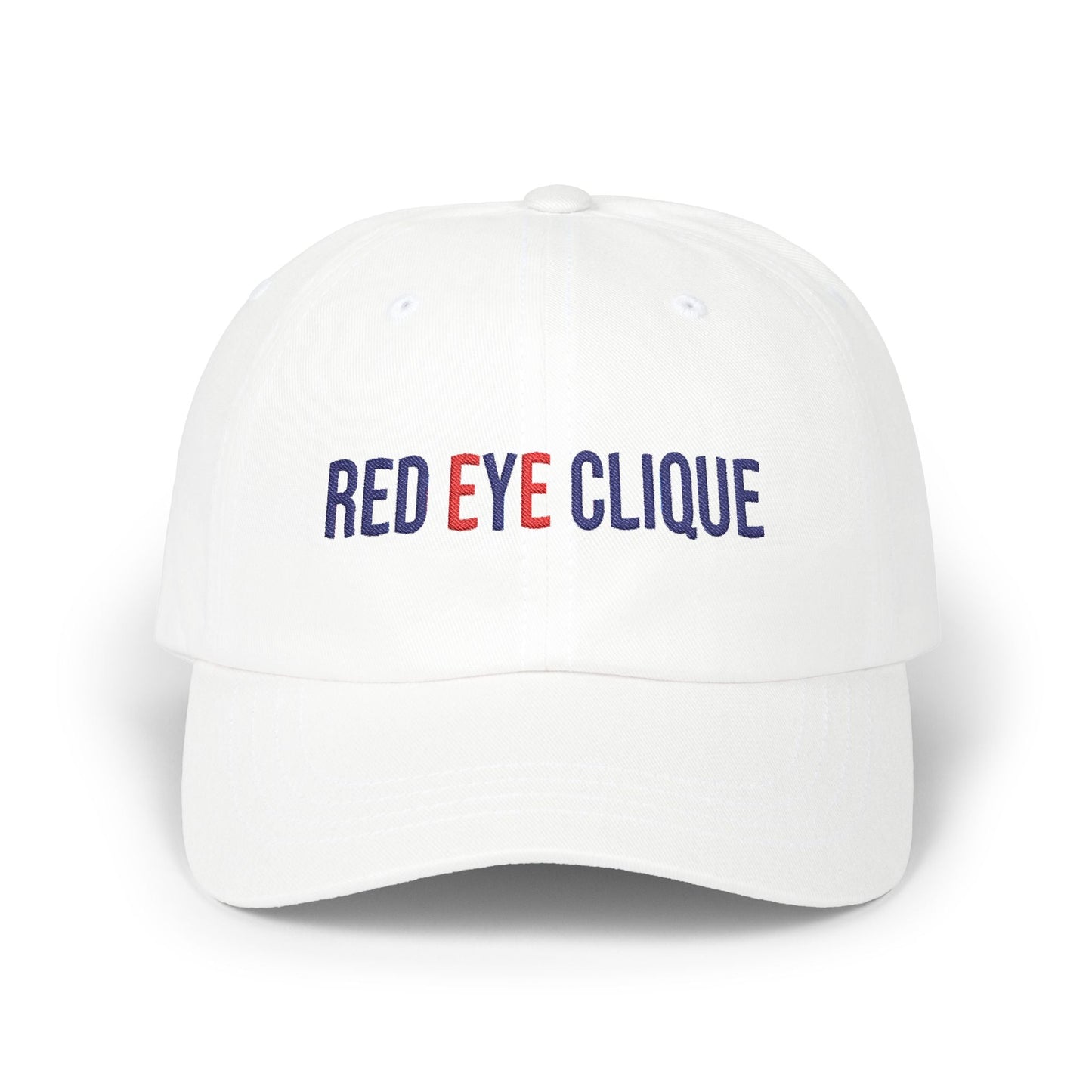 Classic Red Eye Embroidered Cotton Cap - Red eYe Clique HQ - Hats -