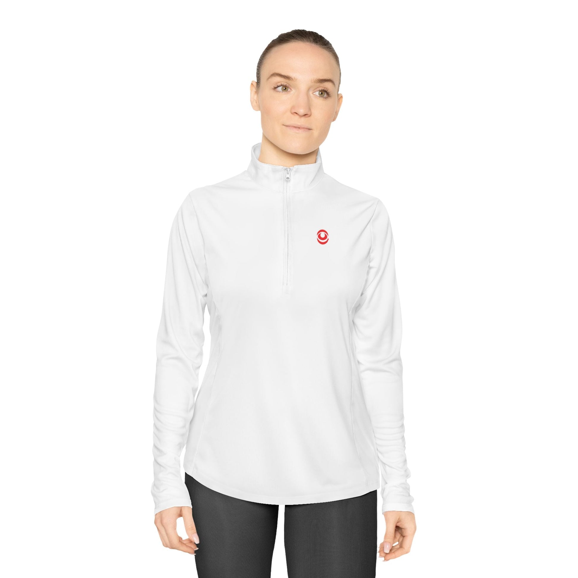 "RED eYe" Ladies Quarter - Zip Pullover - Red eYe Clique HQ