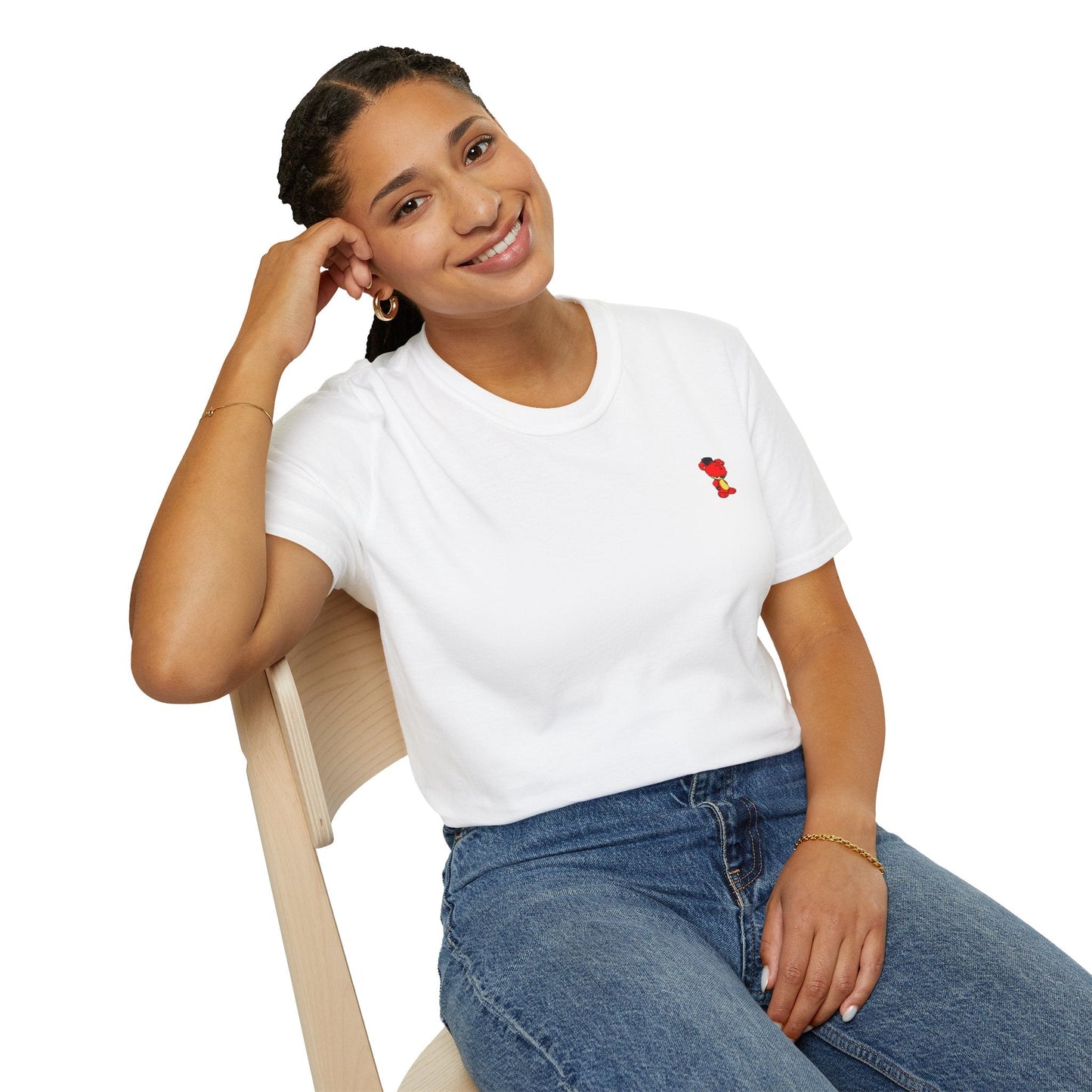 Breathable Fabric T-Shirt - Unisex Softstyle Tee - Red eYe Clique HQ
