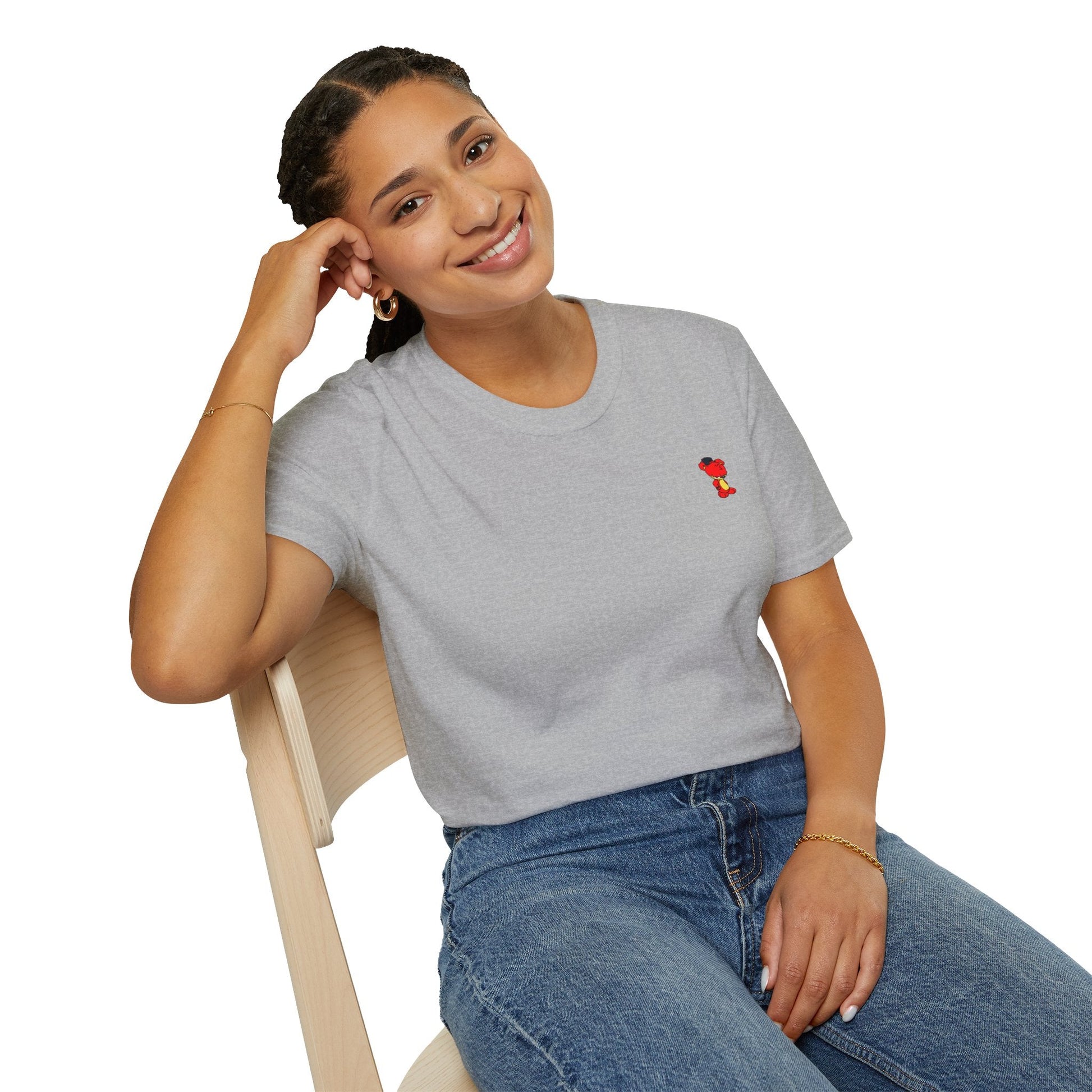 Breathable Fabric T-Shirt - Unisex Softstyle Tee - Red eYe Clique HQ