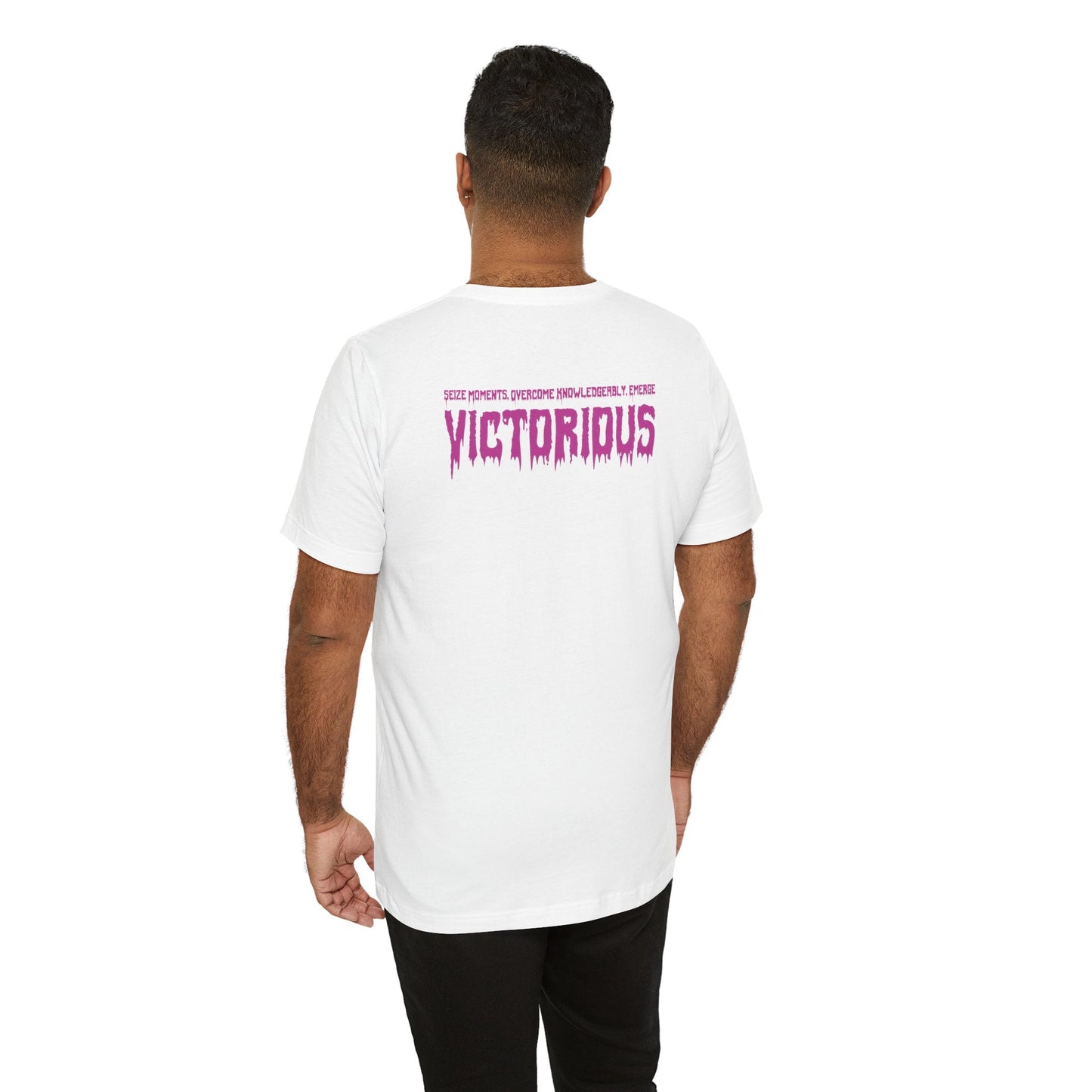 "S.M.O.K.E. Victorious" Jersey Short Sleeve Tee - Red eYe Clique HQ