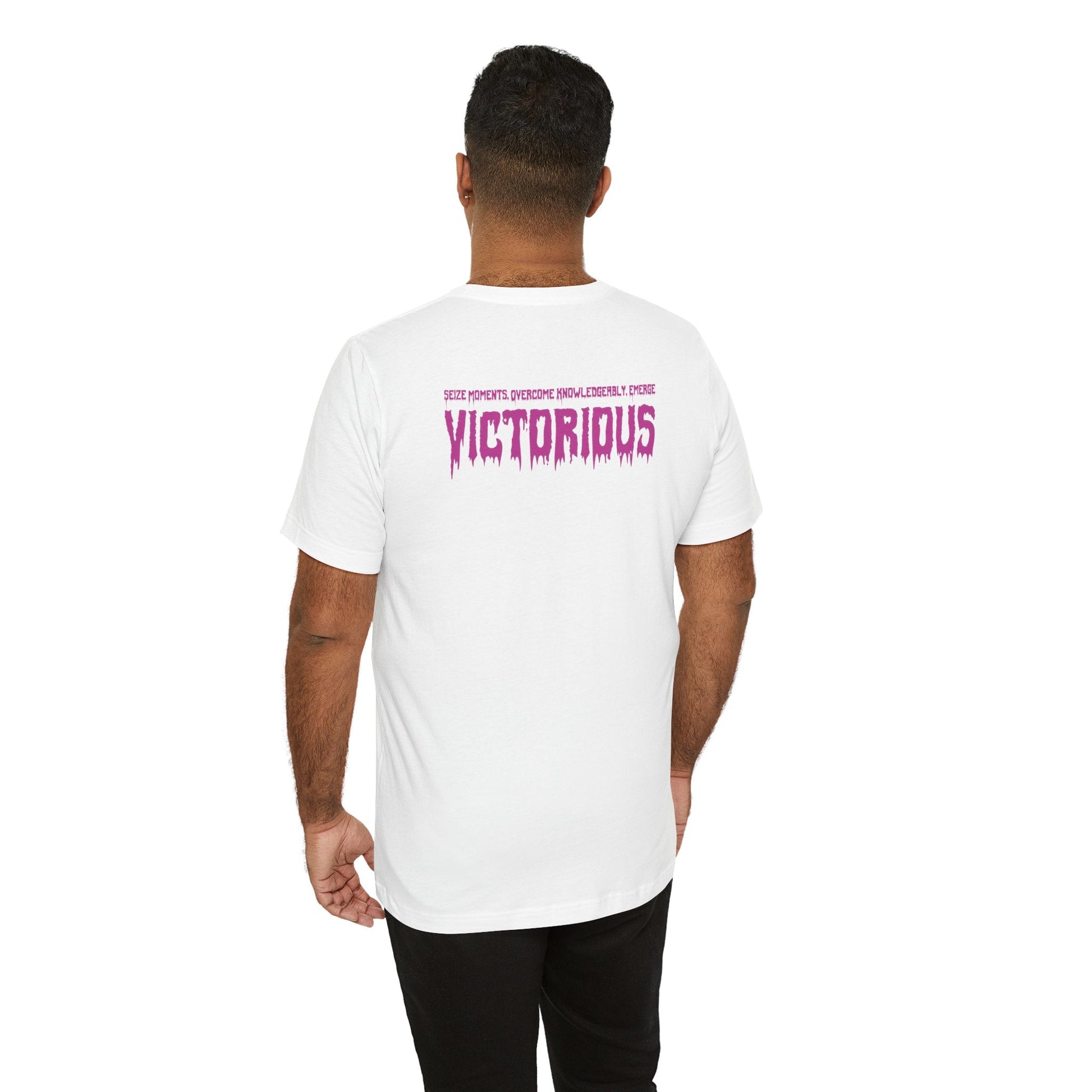 "S.M.O.K.E. Victorious" Jersey Short Sleeve Tee - Red eYe Clique HQ