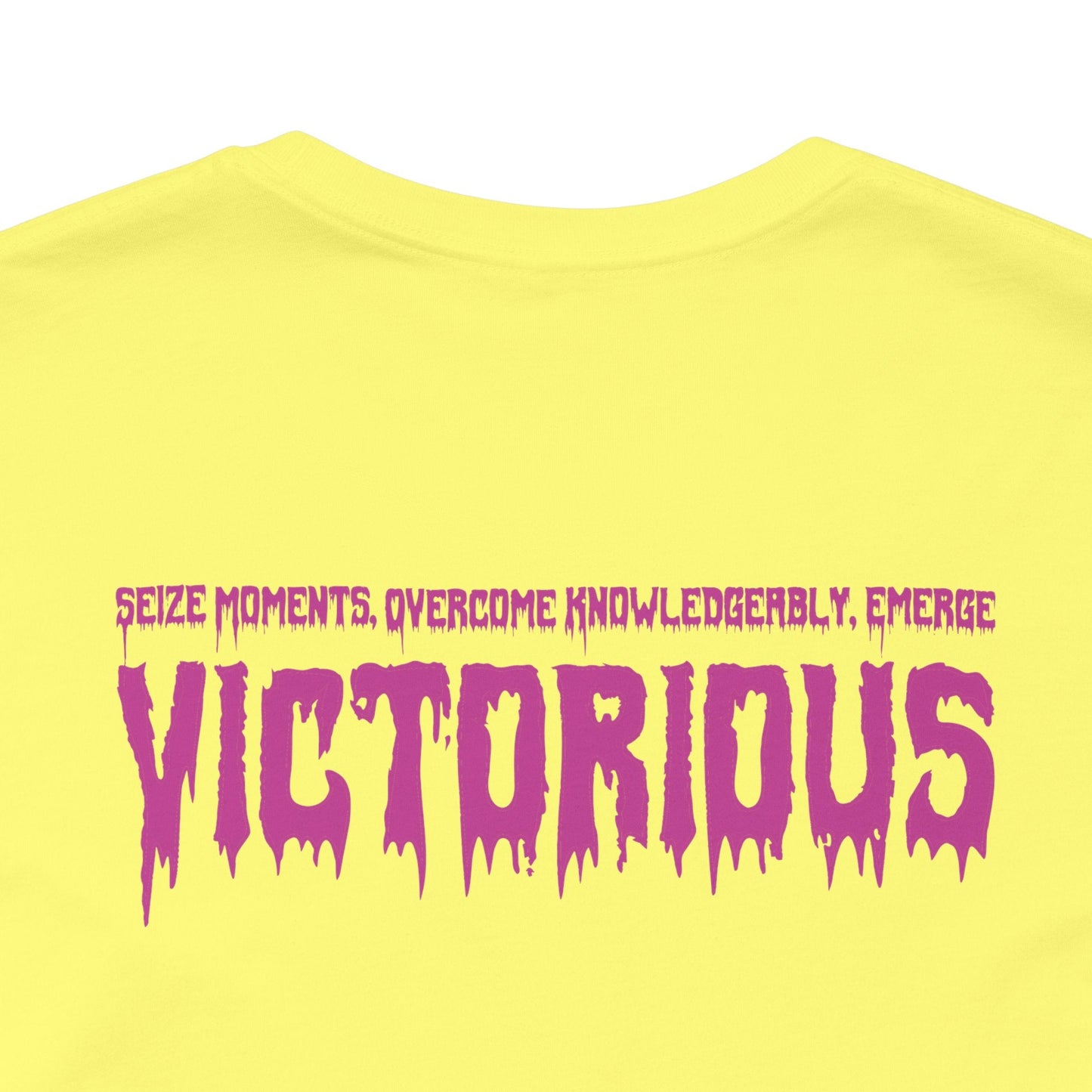 "S.M.O.K.E. Victorious" Jersey Short Sleeve Tee - Red eYe Clique HQ