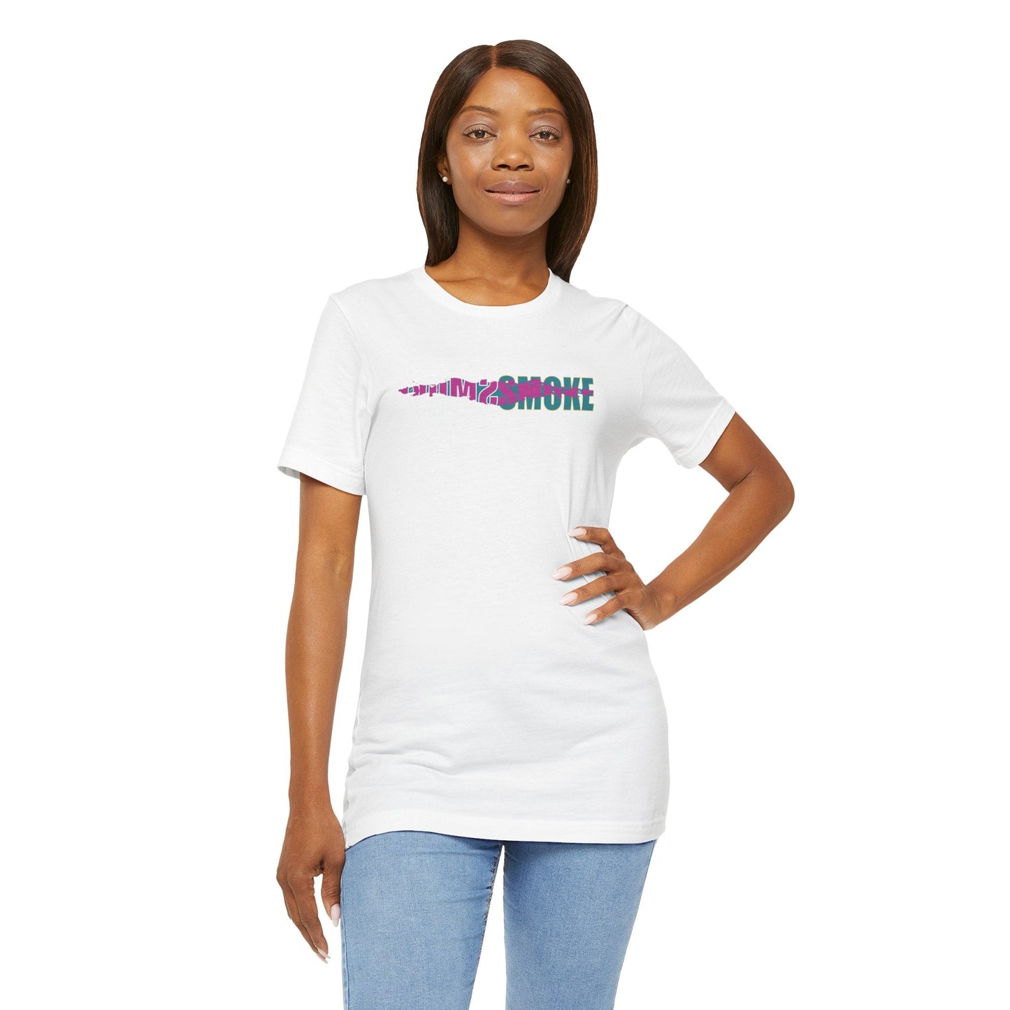 "S.M.O.K.E. Victorious" Jersey Short Sleeve Tee - Red eYe Clique HQ