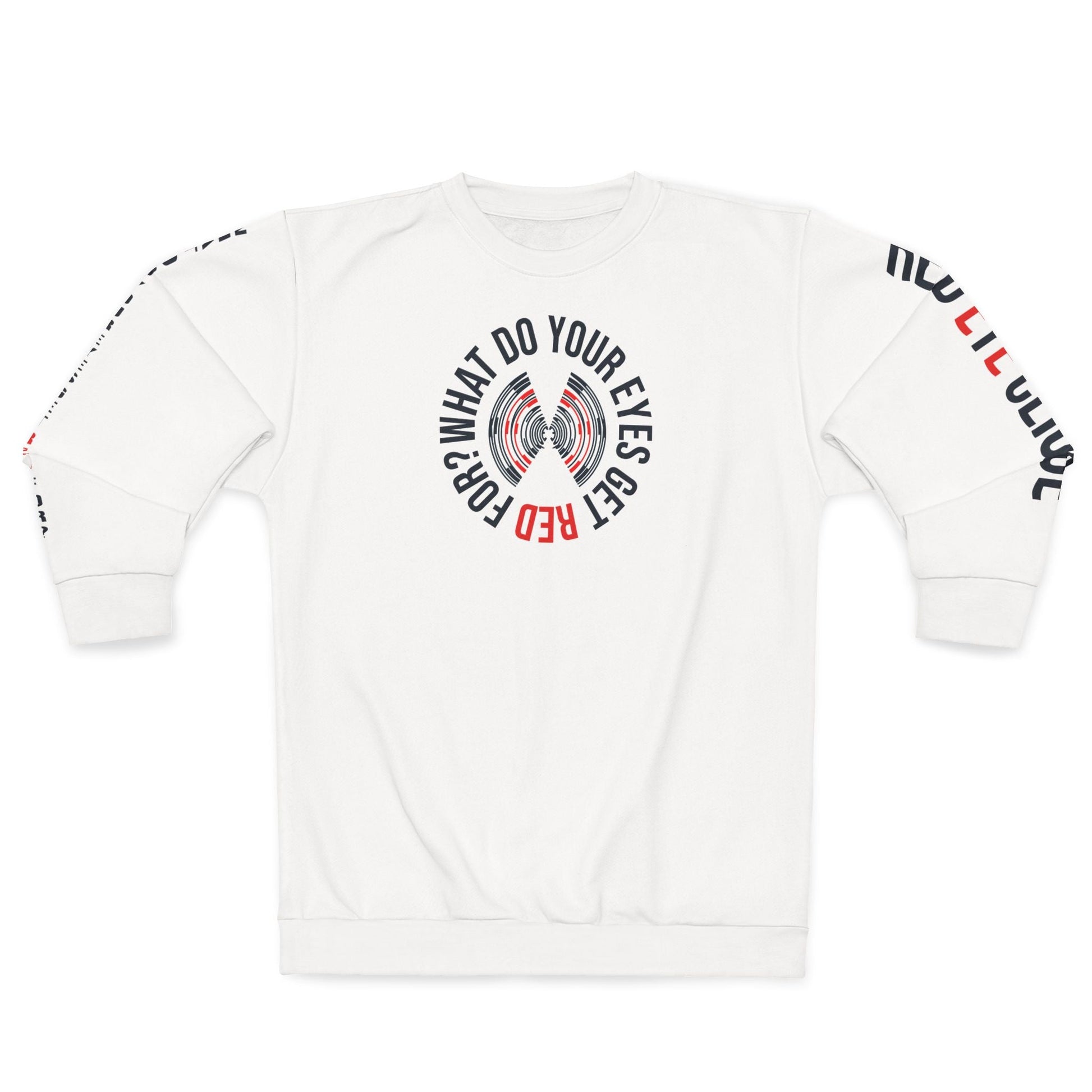 Unique Unisex All-Over Print Sweatshirt - Red eYe Clique HQ